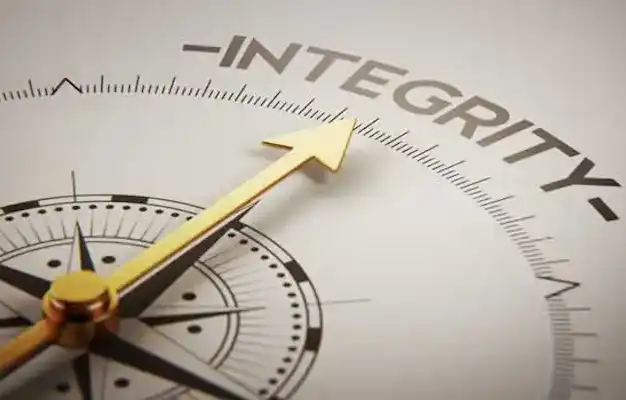 A close-up of a firm handshake, symbolizing trust and a strong business partnership.